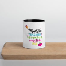 Load image into Gallery viewer, Multilingual Teacher / Maestra Mug with Color Inside
