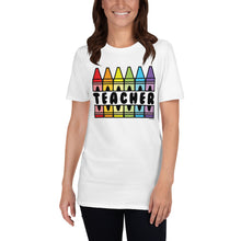 Load image into Gallery viewer, Teacher Crayon T-Shirt