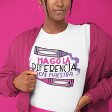 Load image into Gallery viewer, Difference Maker Crayon Teacher T-Shirt