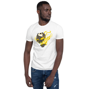 Fire Skull Eye Unisex T-Shirt