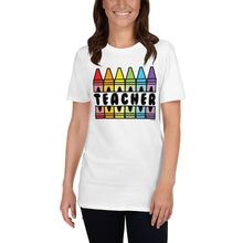 Load image into Gallery viewer, Teacher Crayon T-Shirt
