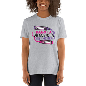 Difference Maker Crayon Teacher T-Shirt