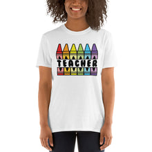 Load image into Gallery viewer, Teacher Crayon T-Shirt
