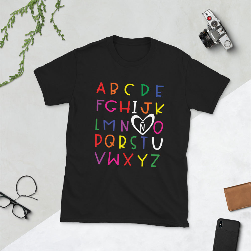 ABC Spanish Teacher T-Shirt Camisa